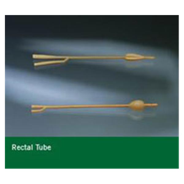 Tube Rectal Rubber Intermittent Non-Sterile Latex 12/CA